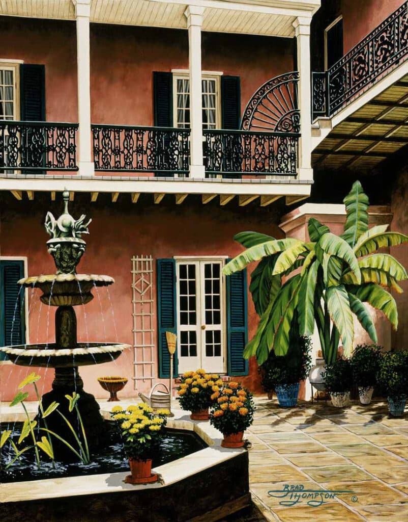 New Orleans Courtyards – bradthompsongalleries