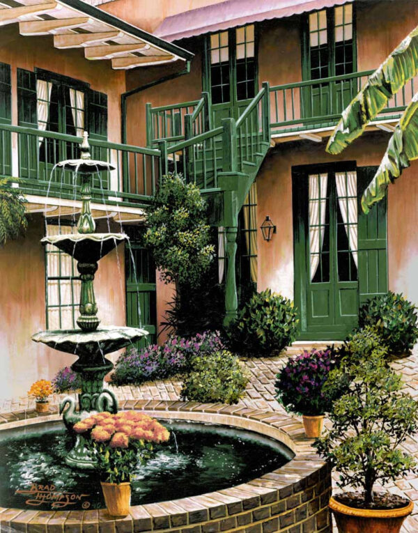Patio Maison De Ville